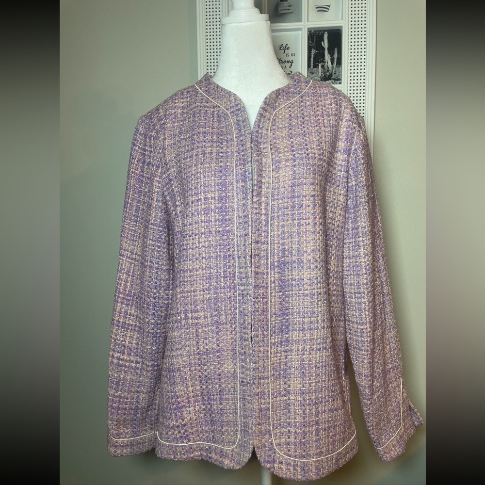 Coldwater Creek Women’s Blazer -Silk/Cotton/Rayon- Size Large